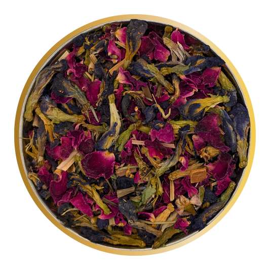 Aparajita (70g) | Butterfly Blue Pea Flower Herbal Tea | Blended with 6 herbs